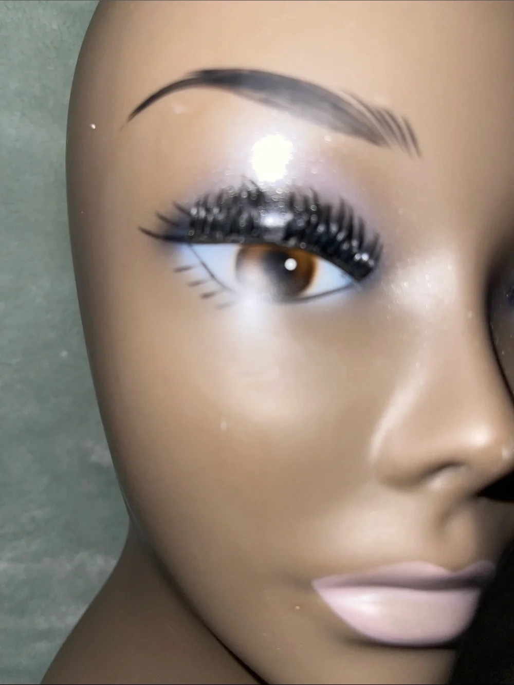 Styling Mannequin Head for Women Hair Display - Brown